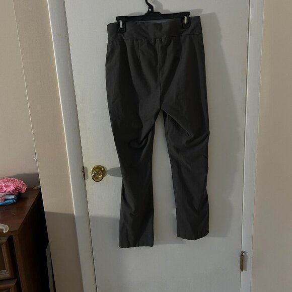Chadwick's of Boston Gray Bi-Stretch Pull on Straight Leg Pants - Picture 4 of 4